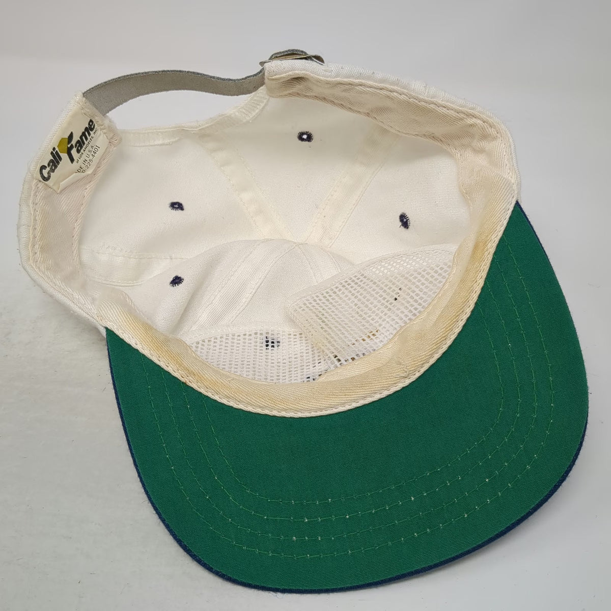 Cali Fame Ryder Cup Oak Hill Golf Hat Baseball Cap White Blue One Size USA Green
