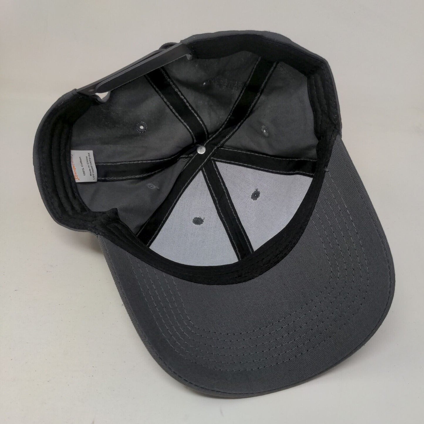 Orange Theory Fitness Snapback Hat Gray One Size Adjustable Vented Holes 6 Panel