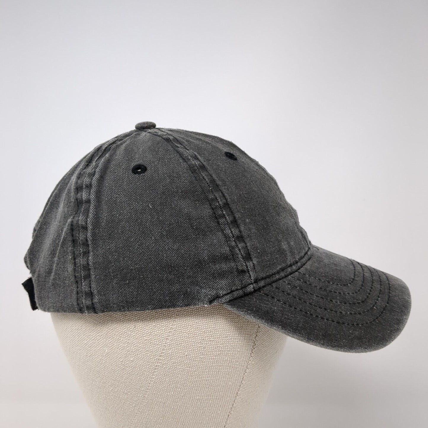 Unbranded Strapback Hat Gray One Size Adjustable Blank Solid Outdoor