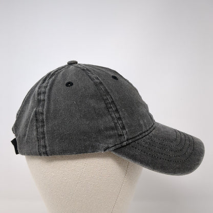 Unbranded Strapback Hat Gray One Size Adjustable Blank Solid Outdoor