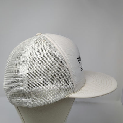 Sportcap Trucker Hat White One Size Mesh Golf Fat Croo 51 CHS Snapback Foam Logo