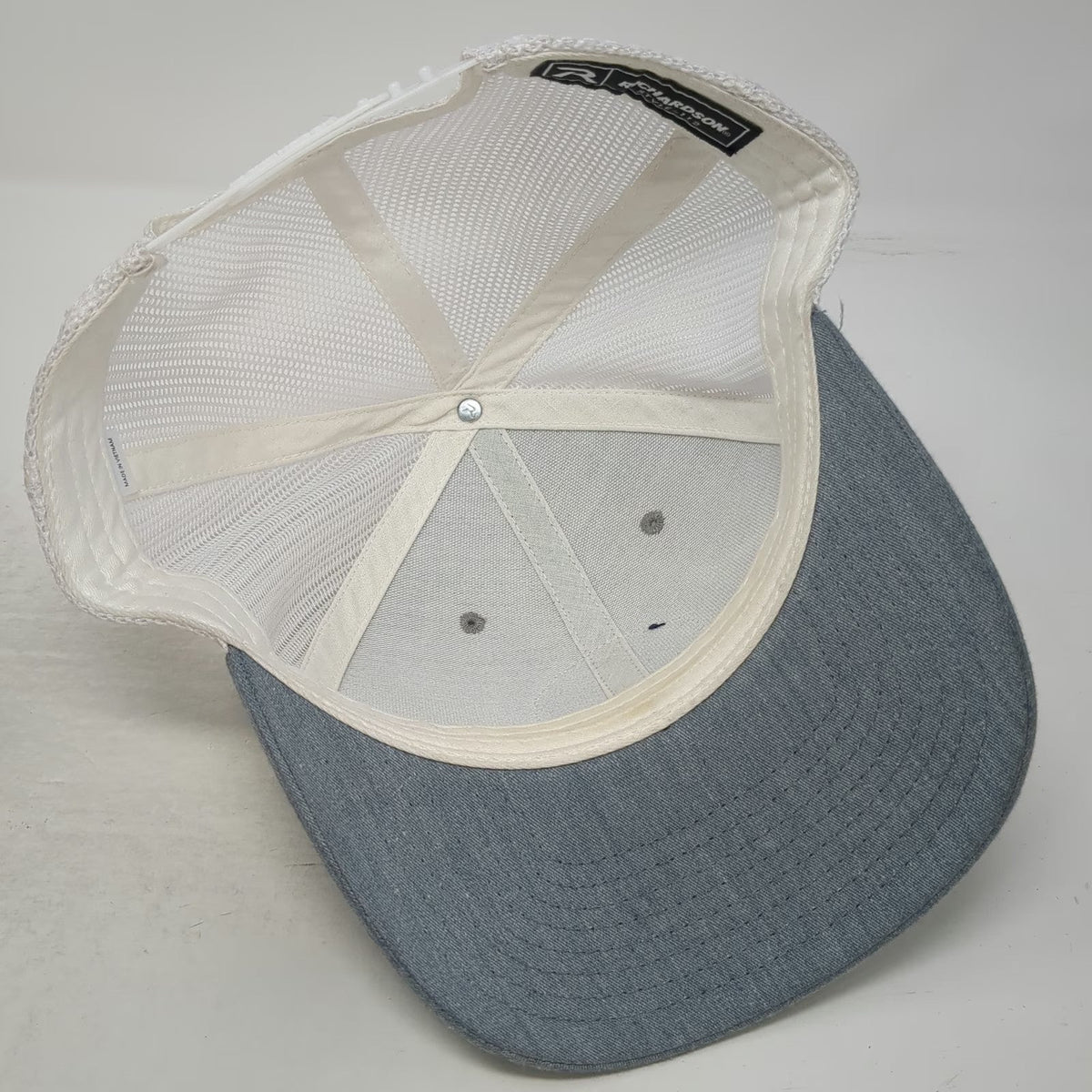 Richardson Trucker Hat Gray One Size Moab Utah Off-Road Jeep Patch Snapback