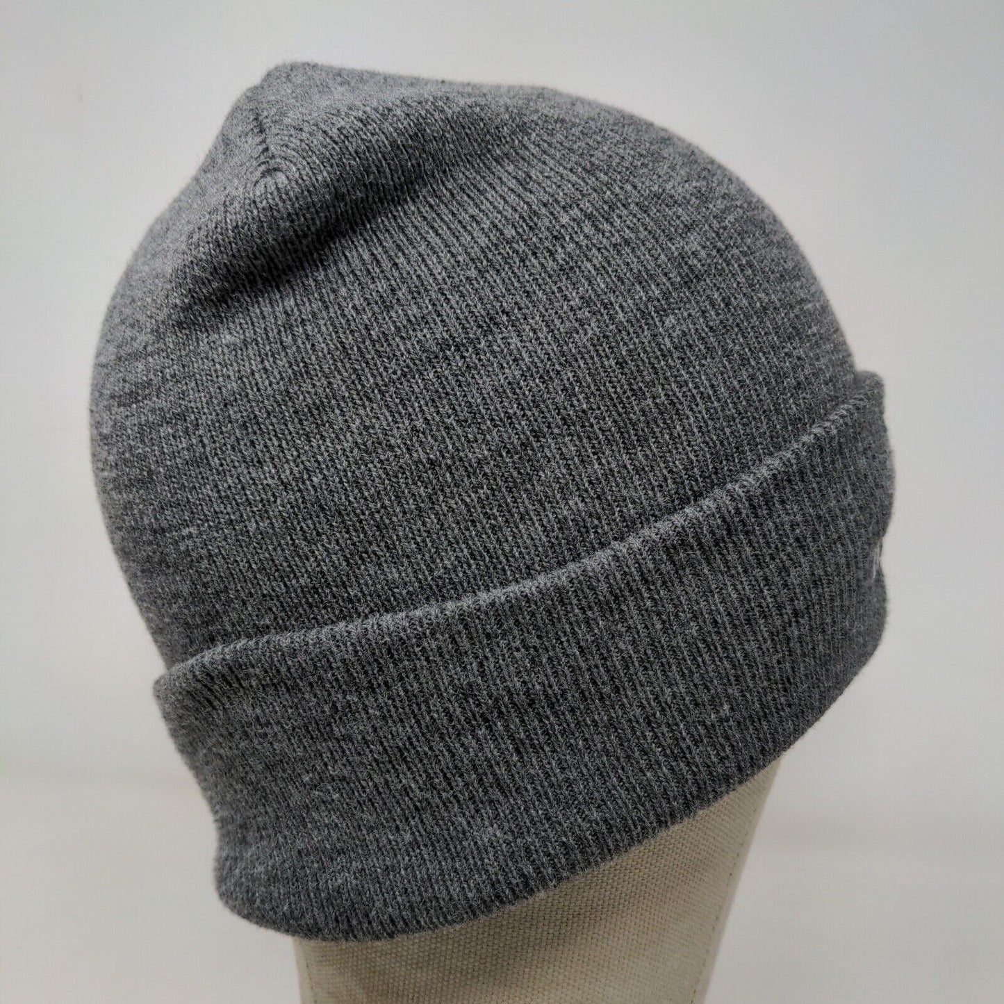 Kixor Herbicide Men's Knit Beanie Hat Cap Gray 100% Acrylic Embroidered Logo