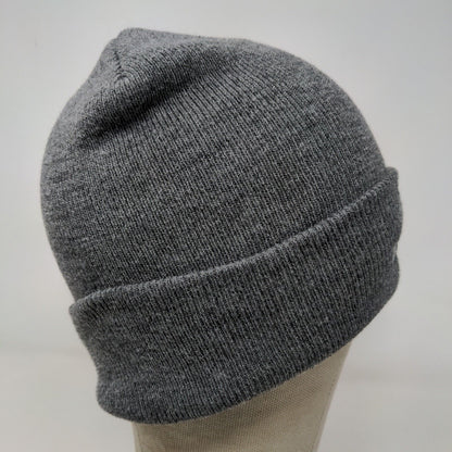 Kixor Herbicide Men's Knit Beanie Hat Cap Gray 100% Acrylic Embroidered Logo
