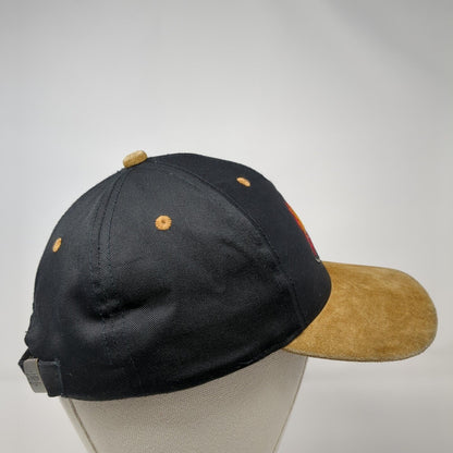 Camp Wilson BBQ Slideback Hat Black One Size Colorblock 6 Panel Nissin