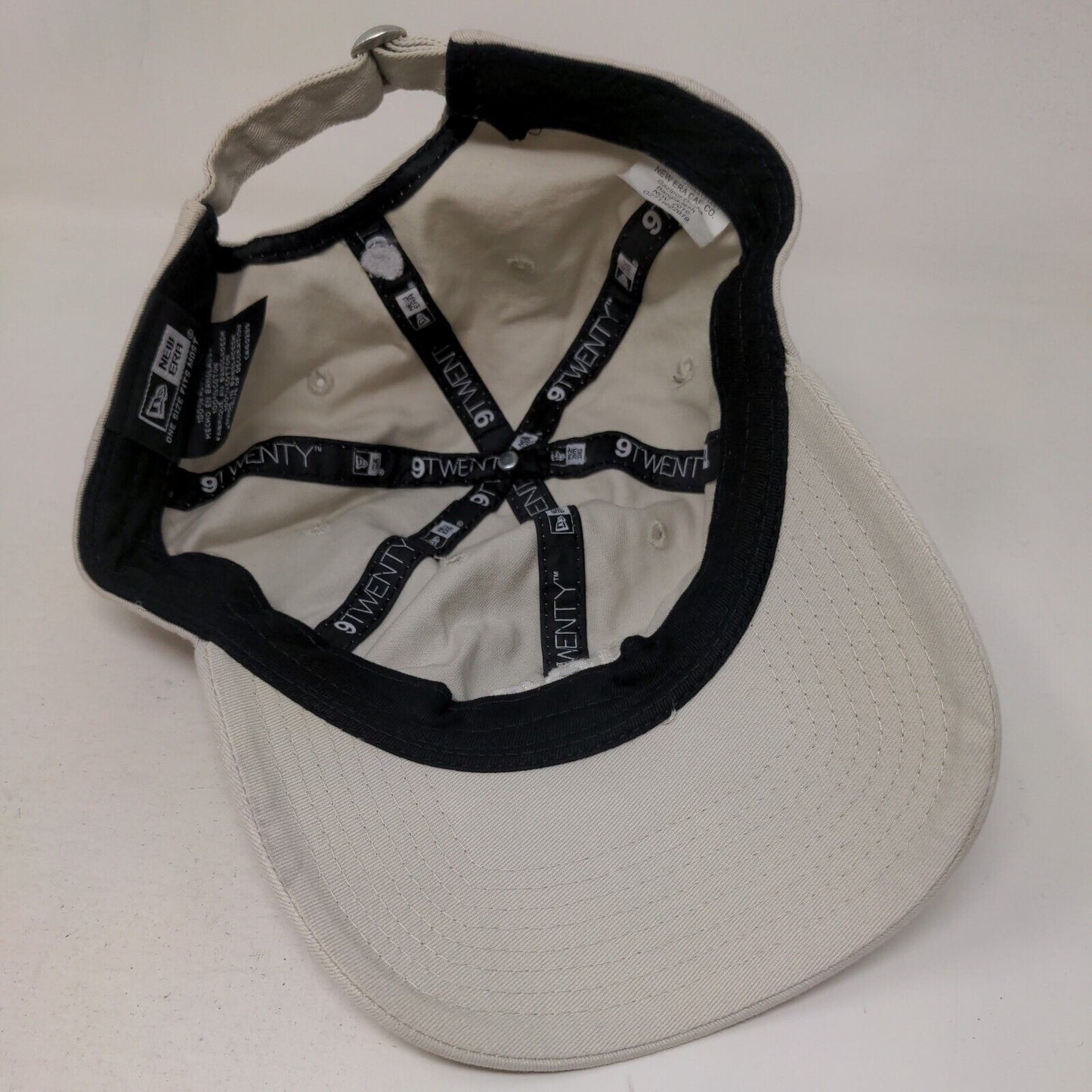 Neo Slideback Hat Tan OSFM Adjustable Embroidered 6 Panel New Era 9Twenty