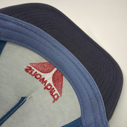Snowbird Trucker Hat Blue One Size Snapback Mesh Back Ski Resort Logo Utah