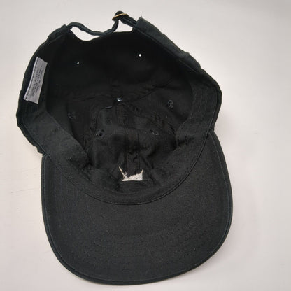 Osprey Meadows Slideback Hat Black OSFM Adjustable Embroidered 6 Panel Cotton