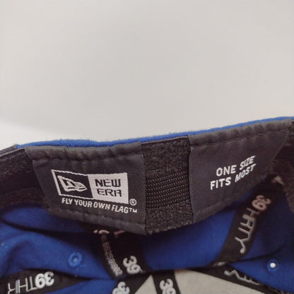 Quiksilver Fitted Hat Blue OSFM Embroidered Vented Holes 39Thirty New Era