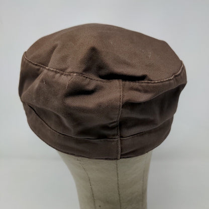 New Fashions of New York Women's Cadet Cap Brown Size XL 100% Cotton