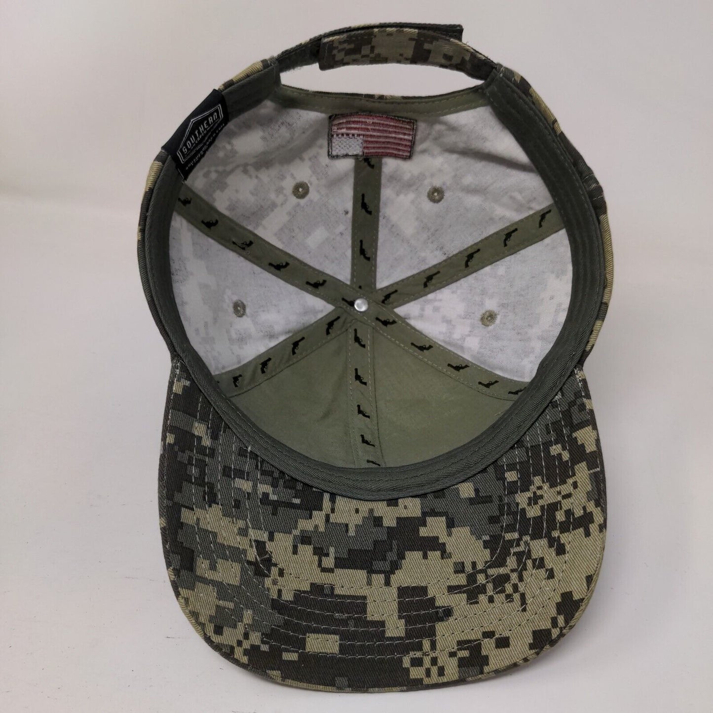 Birmingham Pistol Wholesale Strapback Hat Camouflage One Size 6 Panel