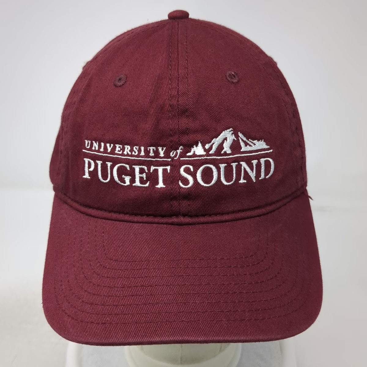 Champion University of Puget Sound Hat Red One Size Baseball Cap Slideback