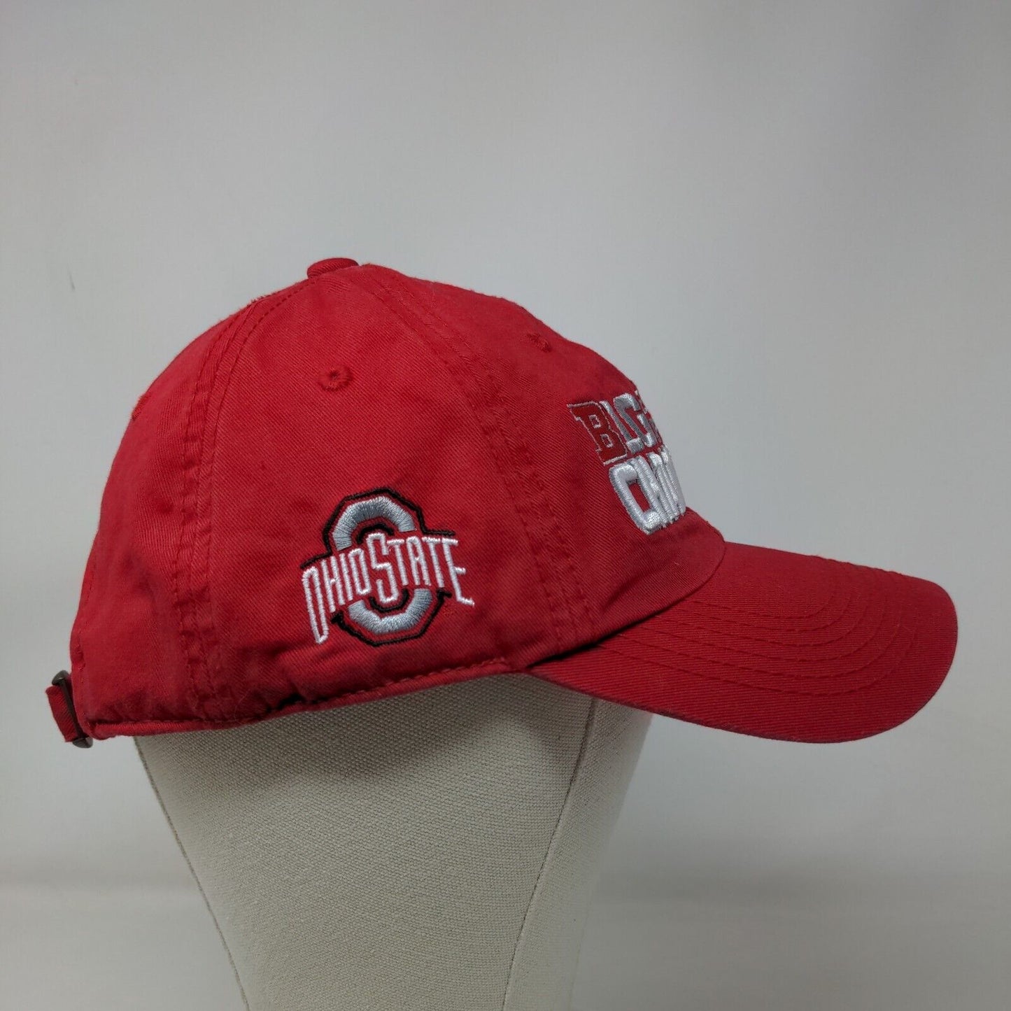 Top of the World Men's Slideback Hat Red Ohio State Big 10 2017 Football Logo
