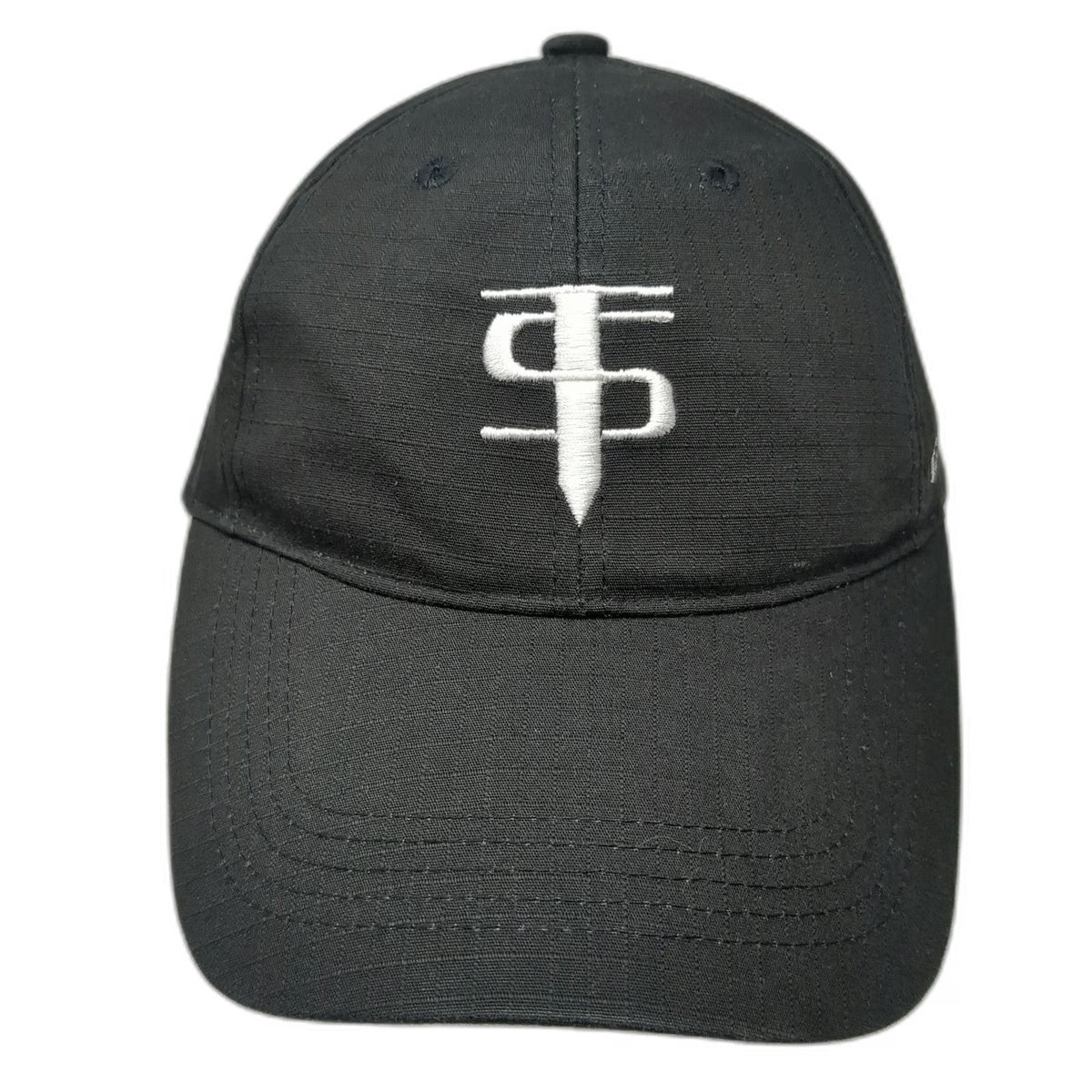 Tact Squad Baseball Cap Black One Size Strapback Tactical Logo Embroidered Hat