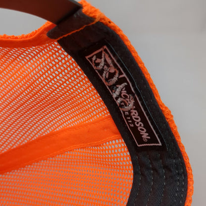 Richardson Trucker Hat Black Orange One Size Nevada Chukar Foundation 2019 Mesh