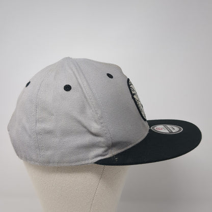 Crash Bandicoot Snapback Hat Gray One Size Adjustable Embroidered Num Skull
