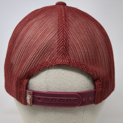 Fasthouse Trucker Hat Red One Size Moto Crew Mesh Snapback House of Good Times