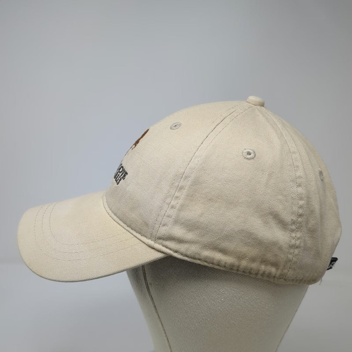 J. America Baseball Cap Beige One Size Cades Cove Riding Stables Horse Slideback