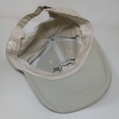 Have Fun Out There Jeep Slideback Hat Tan One Size Adjustable Embroidered Cotton