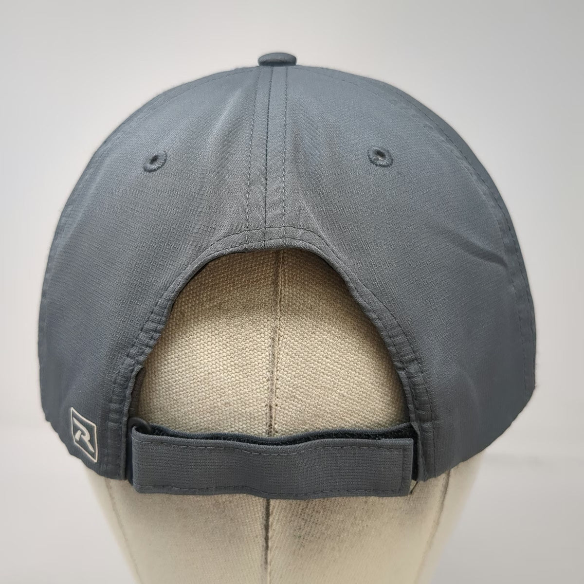 Richardson Baseball Cap Gray One Size Celtic Plumbing Knot Logo Strapback Hat
