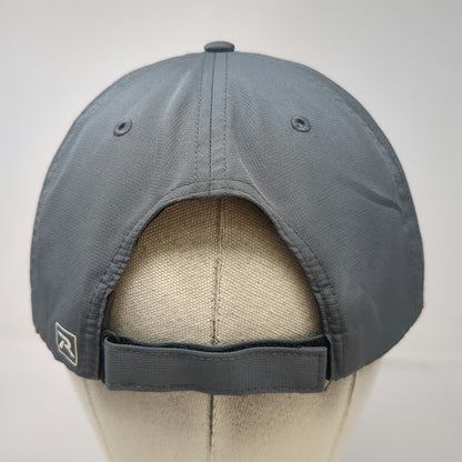 Richardson Baseball Cap Gray One Size Celtic Plumbing Knot Logo Strapback Hat