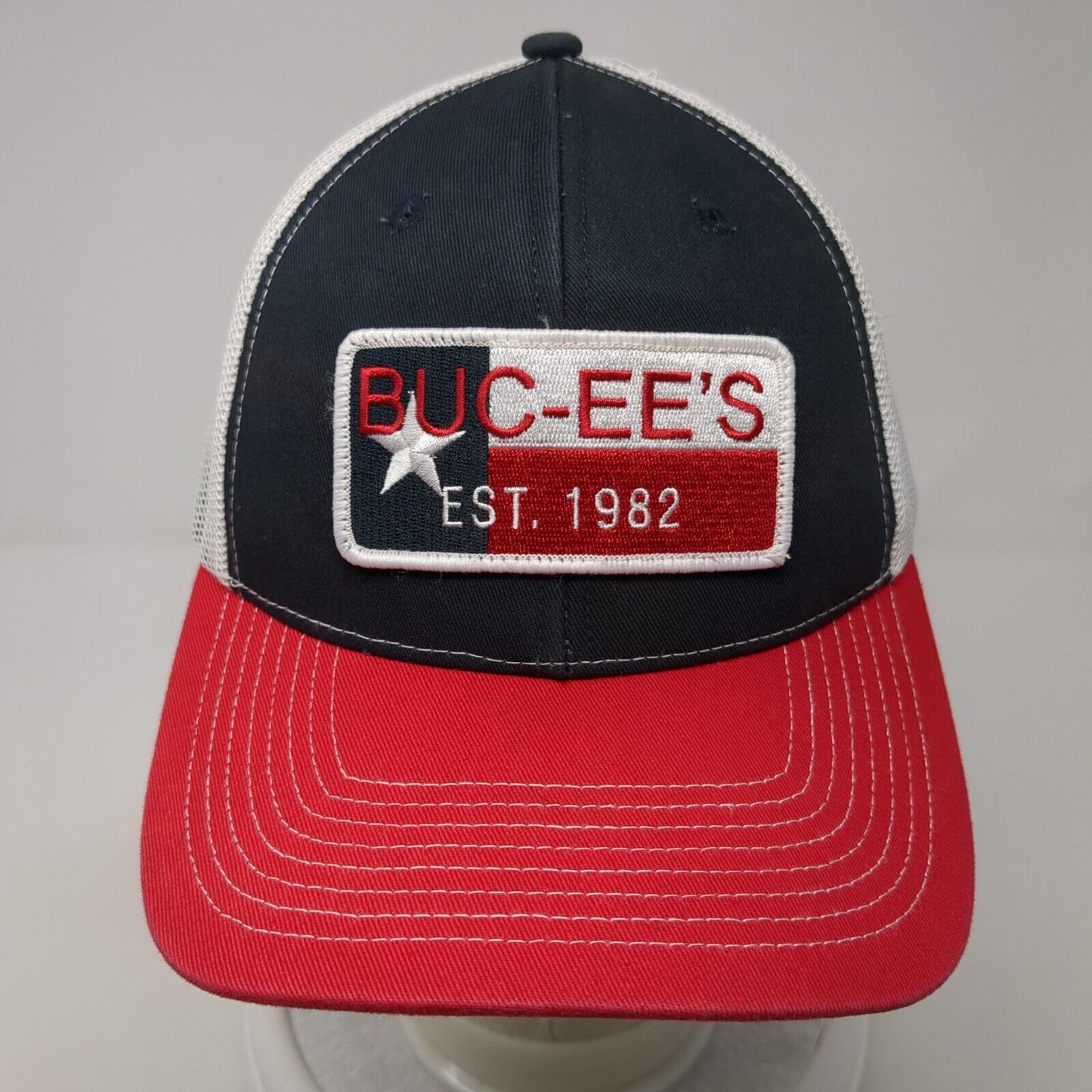 Buc-Ee's Est 1982 Snapback Trucker Hat Multicolor One Size Adjustable Mesh Back
