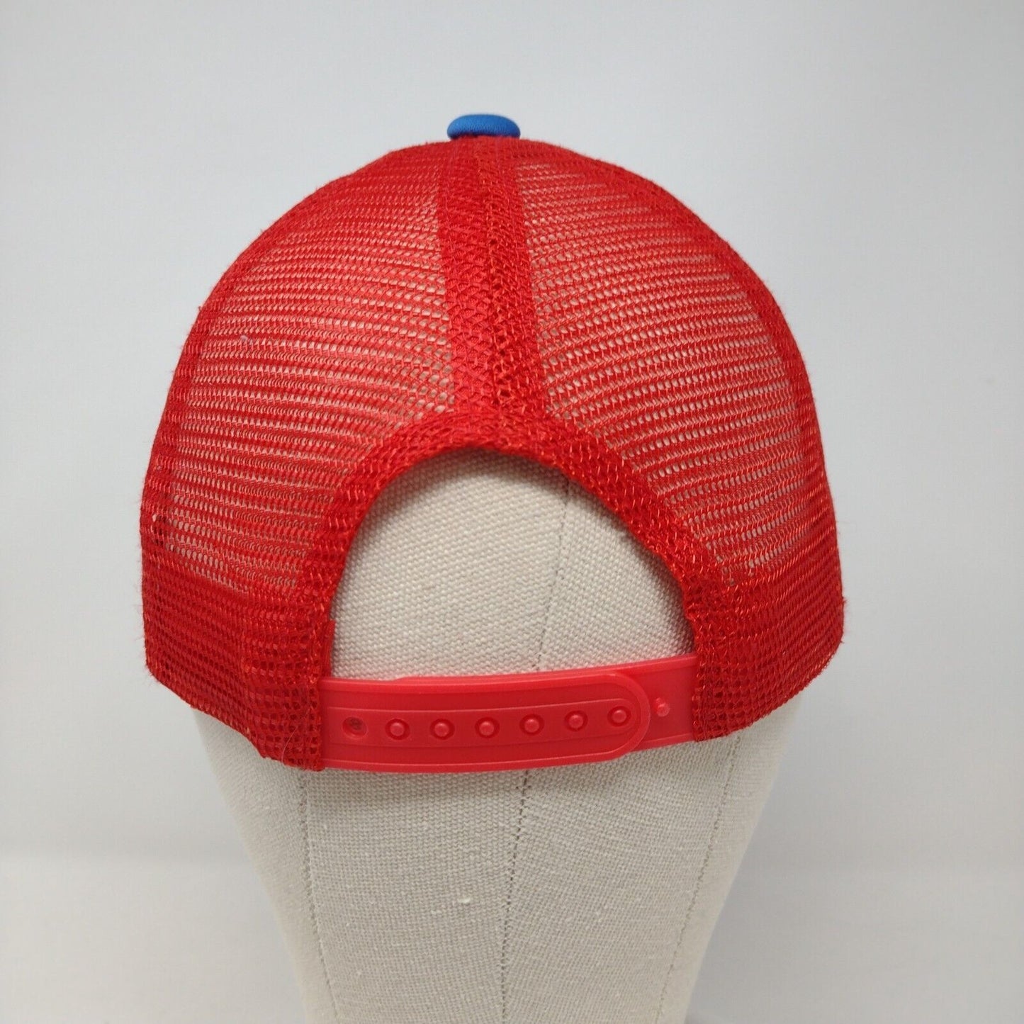 'Merica Flag Snapback Mesh Back Trucker Hat Multi OSFA Colorblock