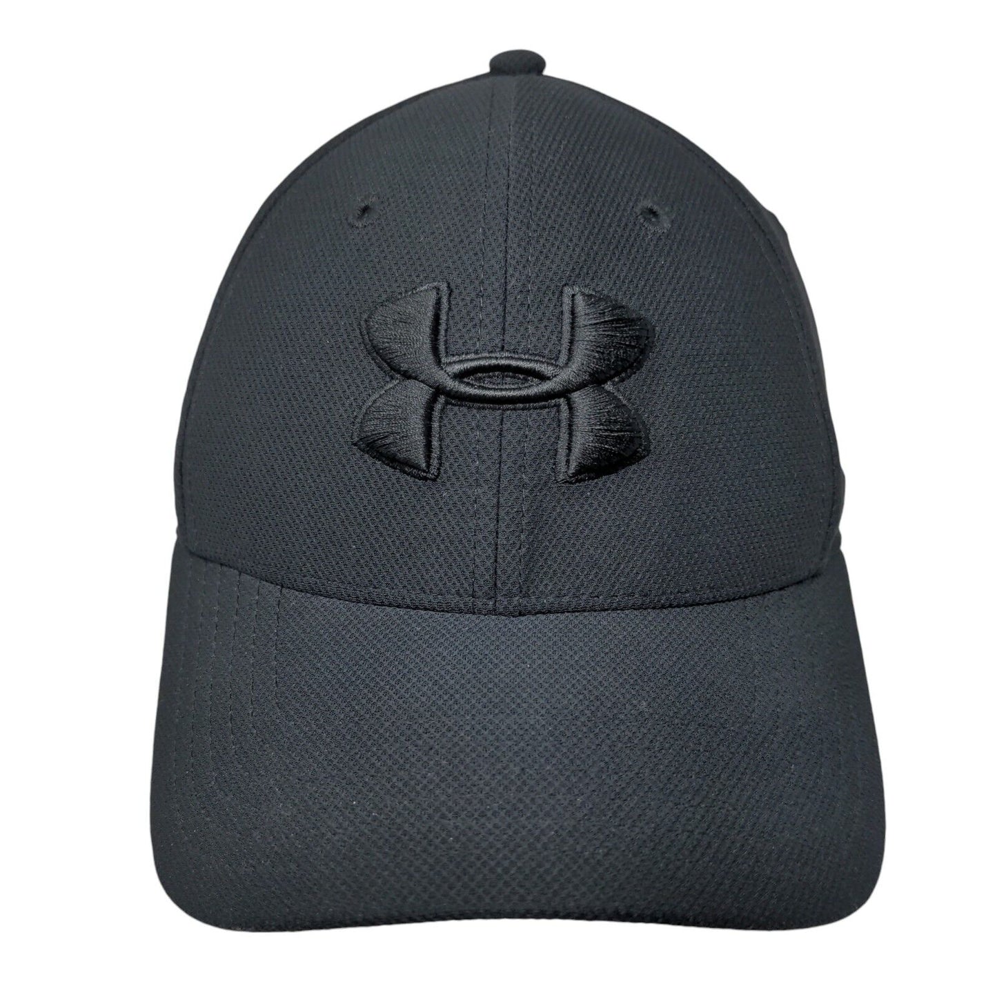 Under Armour Blitzing Fitted Hat Black M/L Classic Fit Embroidered