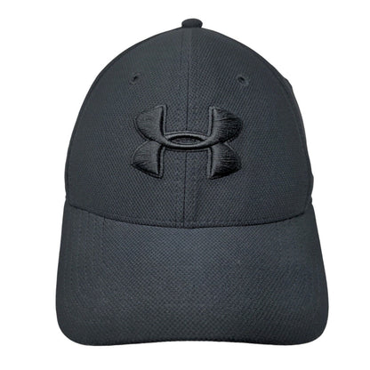 Under Armour Blitzing Fitted Hat Black M/L Classic Fit Embroidered