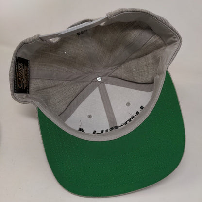 Li-Ti-Rilla Snapback Hat Gray One Size Embroidered The Classics Yupoong