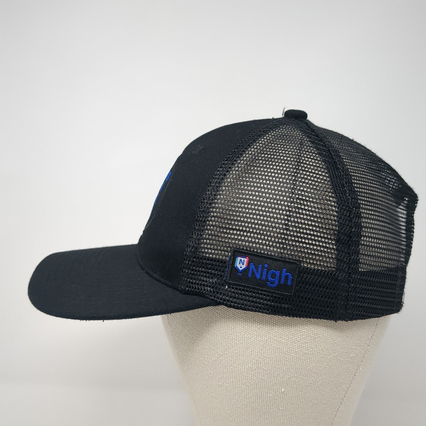 Bring Back Local Patch Snapback Trucker Hat Black One Size Mesh Back