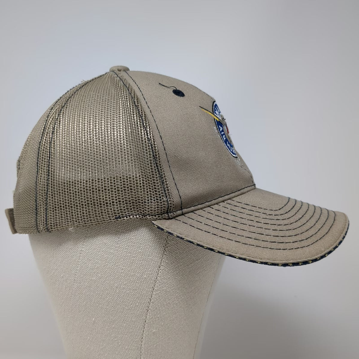 Outdoor Cap Baseball Cap Beige One Size Warhawk Air Museum Mesh Strapback Hat