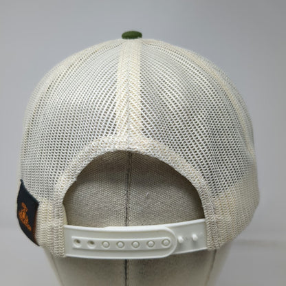 Agent of Frontier Trading Trucker Hat Gray Green White One Size Fort Desolation