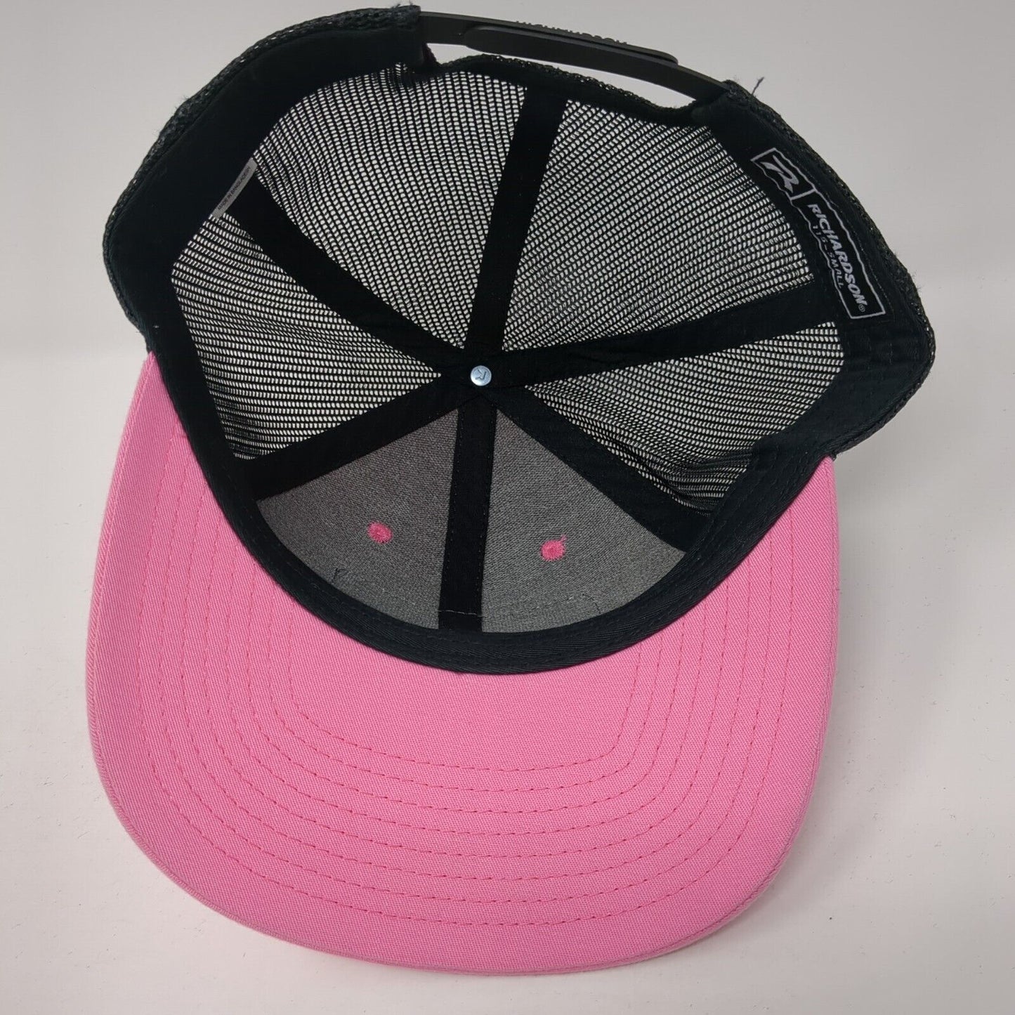 Classic Equine Snapback Trucker Hat Pink Small Adjustable Mesh Back Richardson
