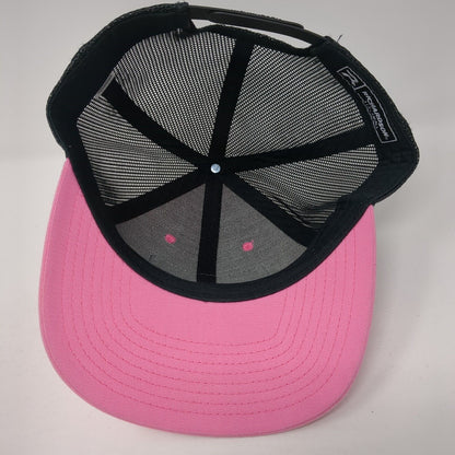 Classic Equine Snapback Trucker Hat Pink Small Adjustable Mesh Back Richardson