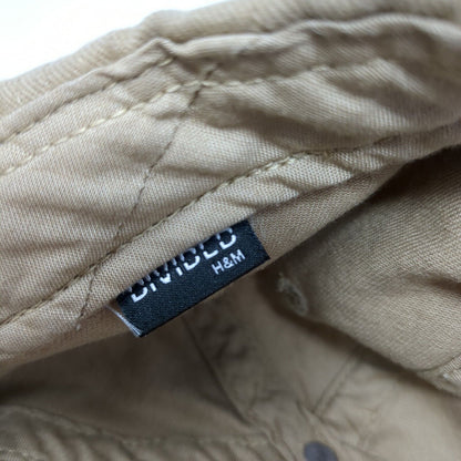Divided by H&M Slideback Hat Tan One Size Adjustable Vented Holes 6 Panel Blank