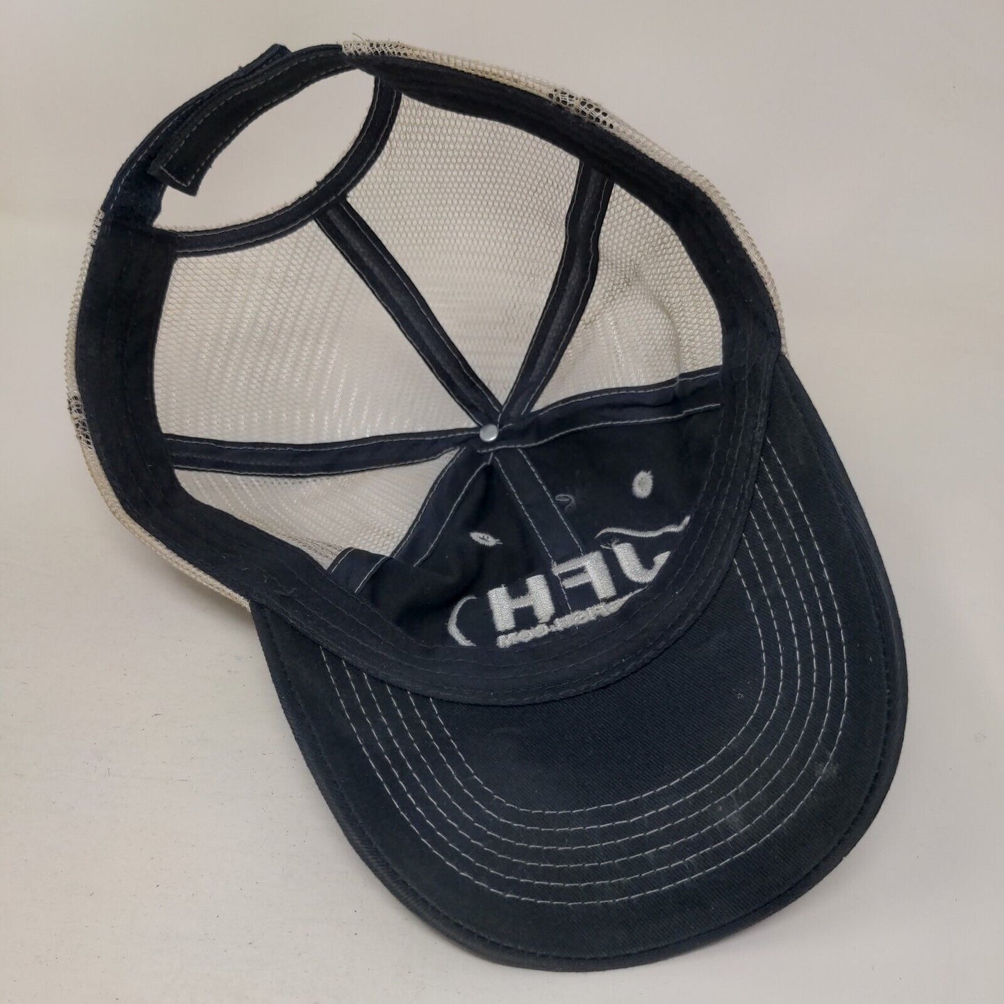JFH Jonesfish.com Strapback Mesh Back Trucker Hat Blue One Size