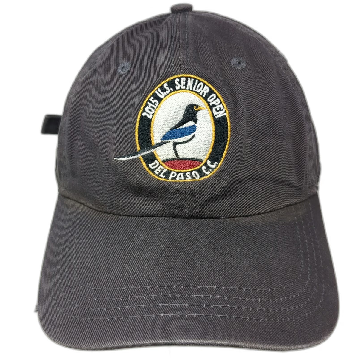 Ahead Baseball Cap Gray One Size 2015 US Senior Open Del Paso CC Golf Hat