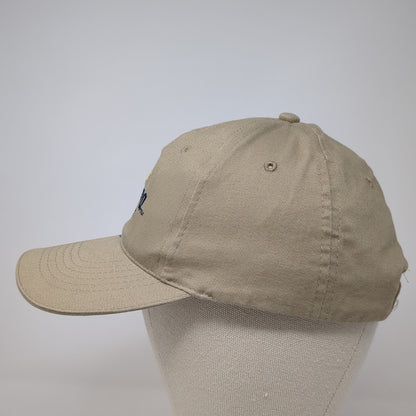 Corona Light Strapback Hat Brown One Size Adjustable Embroidered Acme