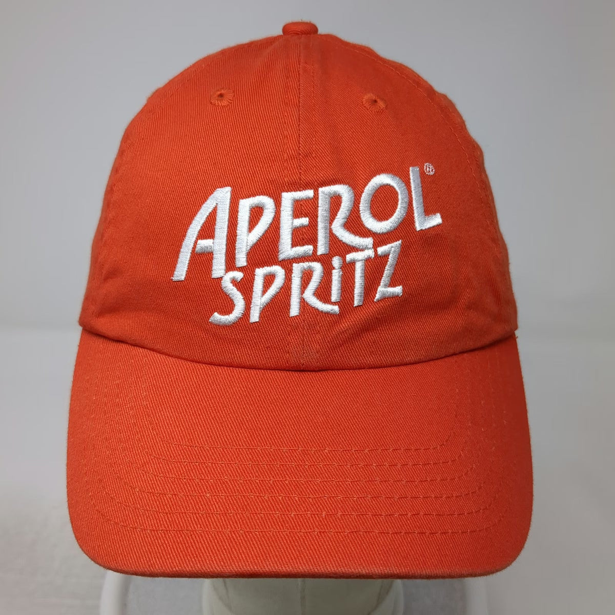 Aperol Spritz Baseball Cap Orange One Size Adjustable Strap Hat Embroidered