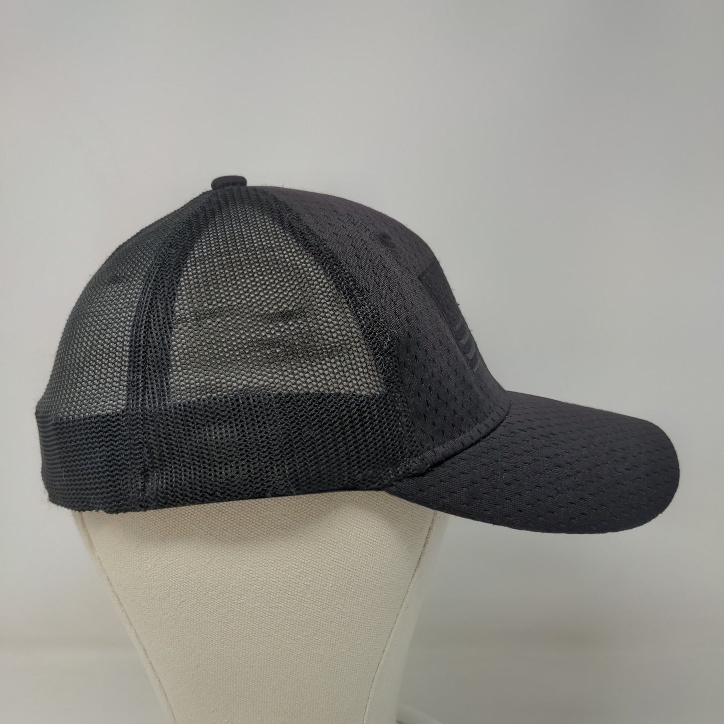 Grunt Style Men's Stretchy Hat Black Embroidered American Flag This We'll Defend