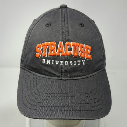 Syracuse Orange NCAA Legacy Cap Gray White One Size Slideback Embroidered Hat