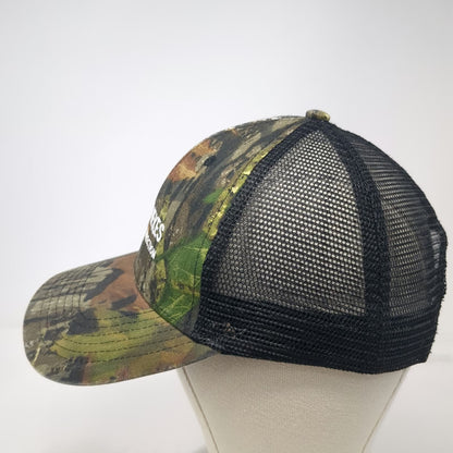 Cap America Trucker Hat Green OSFM Mennekes My Power Connection Camo Snapback