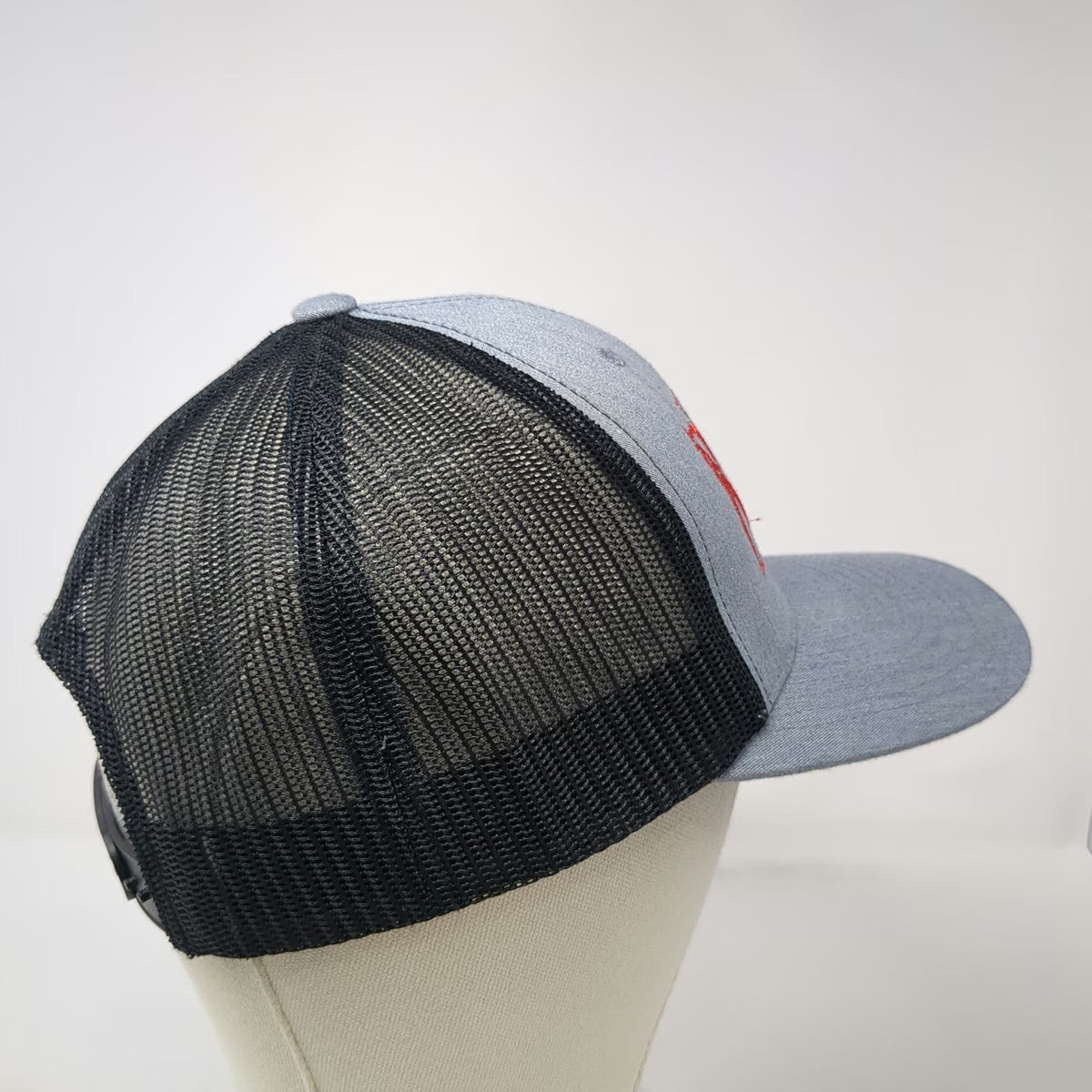 Yupoong The Rock School For Dance Gray One Size Trucker Hat Snapback Mesh Logo
