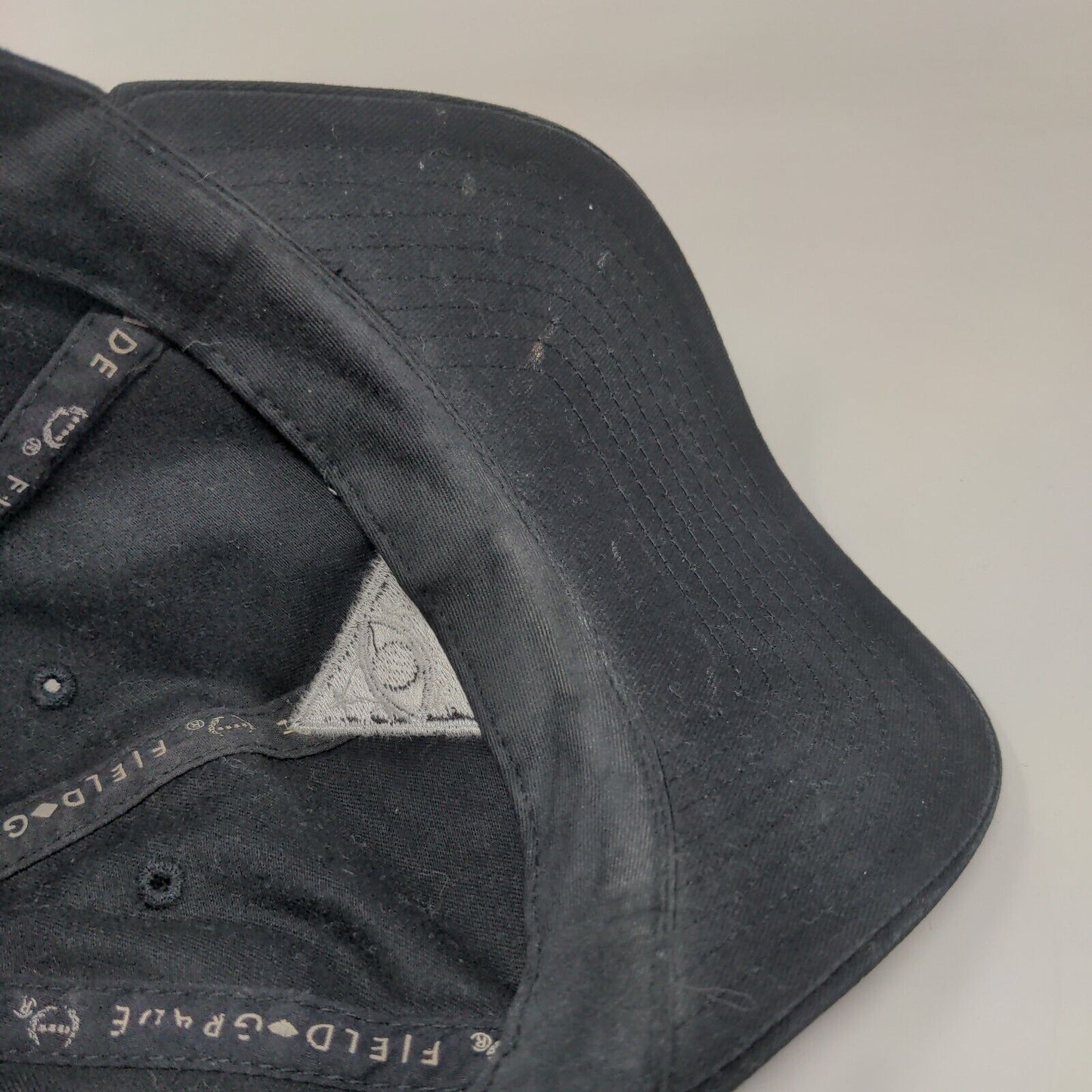 Illuminati Slideback Hat Black One Size Adjustable Embroidered Field Grade