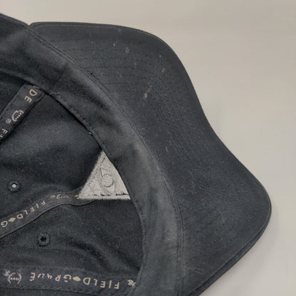 Illuminati Slideback Hat Black One Size Adjustable Embroidered Field Grade