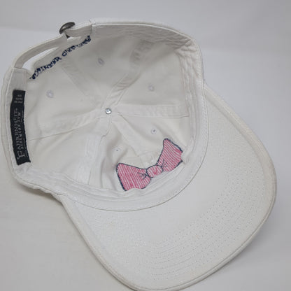 Southern Girl Prep Slideback Baseball Cap White One Size Adjustable Fahrenheit