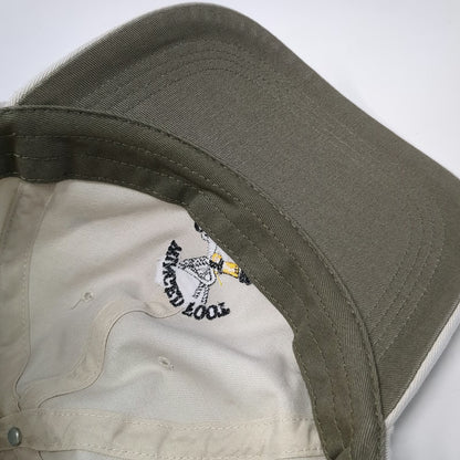 Ahead Winged Foot Golf Club Hat Baseball Cap Beige One Size Slideback Sports