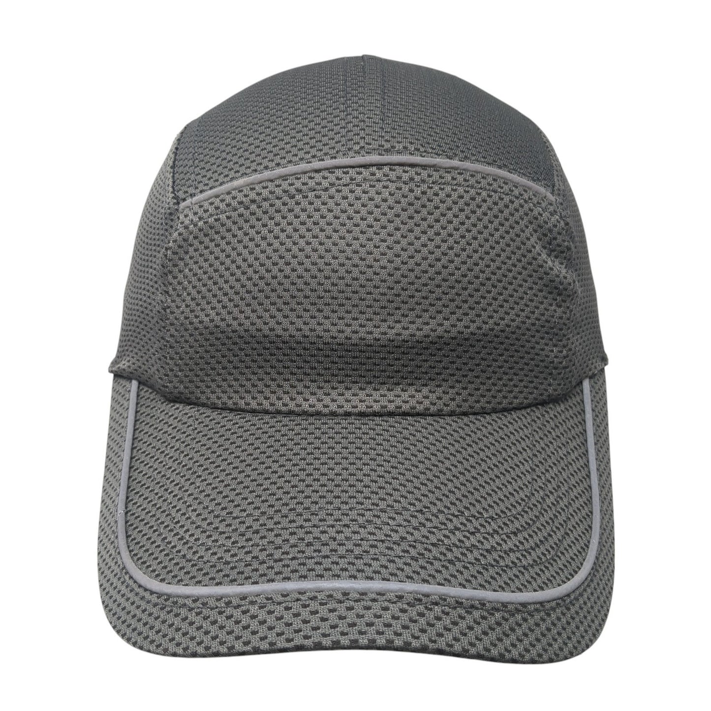 Unbranded Strapback 5 Panel Hat Gray One Size Adjustable Solid Blank