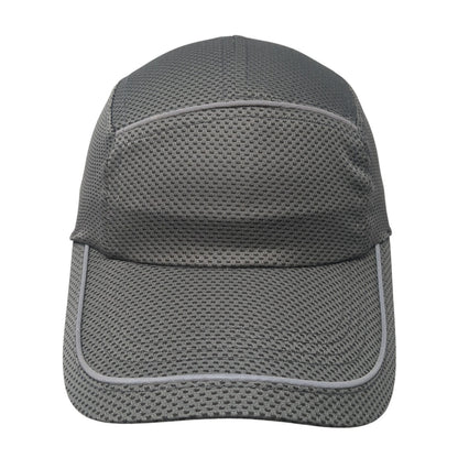 Unbranded Strapback 5 Panel Hat Gray One Size Adjustable Solid Blank